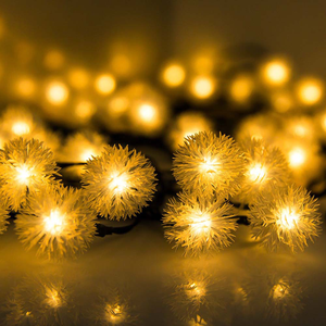 花火銅線LEDライト8モードストリングフェアリーライト、リモコン付き防水ハンギングスターバーストライト、パーティー用 - Product Image 1
