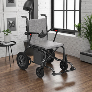 Электрическая инвалидная коляска HENGYI HC820N из углеродного волокна, складная, легкая, с 360-градусным свободным поворотом, долговечным аккумулятором, гарантией 2 года, CE - Product Image 2