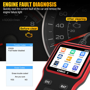 Auto <strong>Scanner</strong> V302 <strong>OBD</strong> Obd2 Car Diagnostic Tools OBDII Read <strong>Code</strong> Card Test Tool With Color Screen - Product Image 4