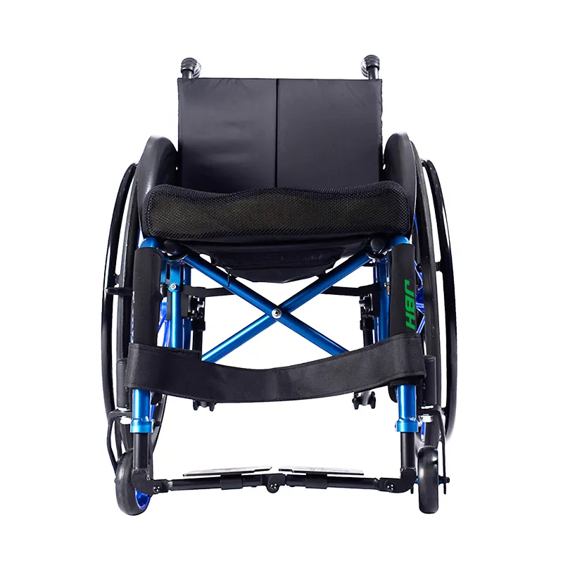 JBH S02 léger pliant fauteuil roulant sportif de haute qualité pour les personnes handicapées ou les personnes âgées à domicile et travail