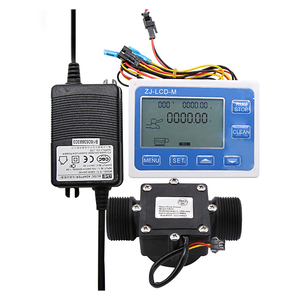 Digital LED Display Flow Quantitative <strong>Controller</strong> Instrument+1-1/4&quot;Male Thread Plastic Flowmeter Sensor Automatic Filling Machine - Product Image 1