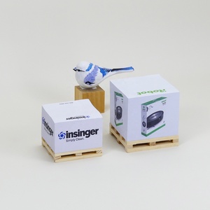 Paleta de madera de 9x9cm, Cubo de notas adhesivas, Bloc de notas adhesivas de papel, bloques, cubos cuadrados - Product Image 4