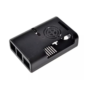 Raspberry Pi 4 Modell B Kunststoffs chale ABS-Gehäuse Abnehmbare GPIO-Abdeckung mit Lüfter für Raspberry Pi 4B - Product Image 4