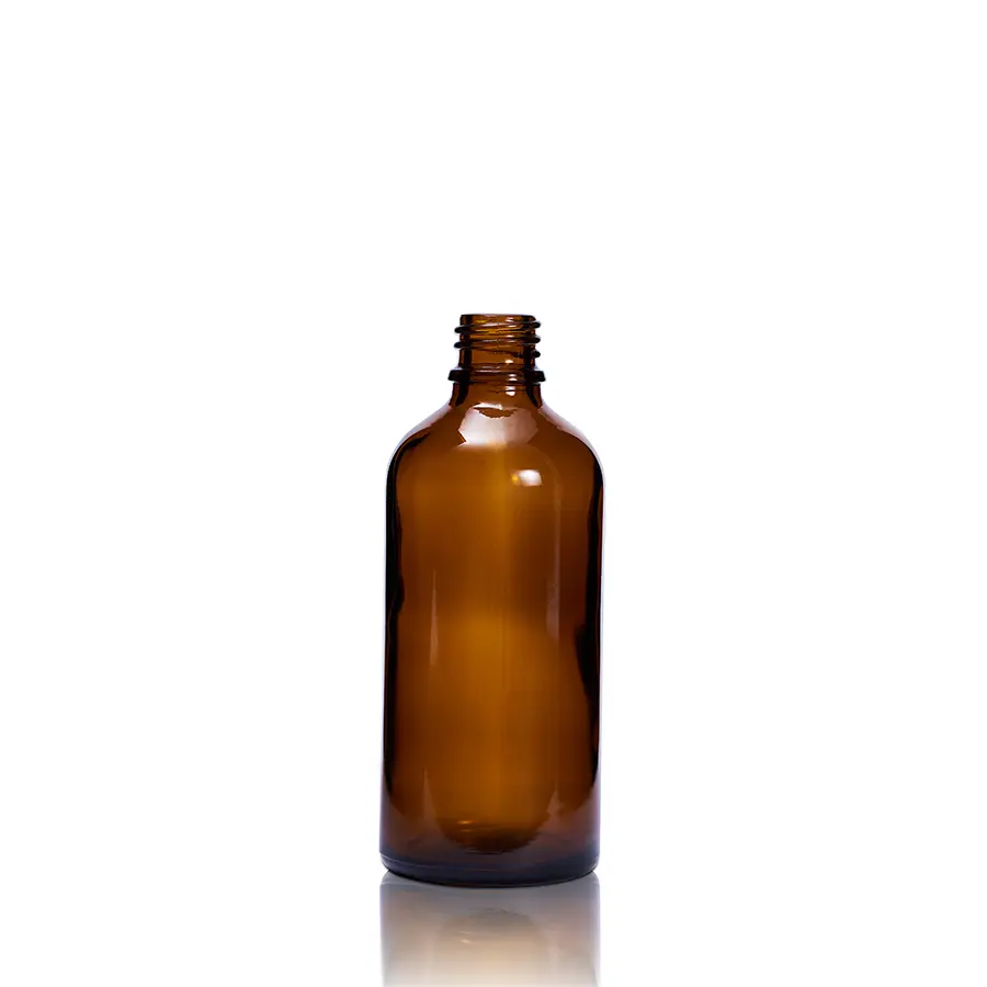 Flacone contagocce per bottiglia di olio essenziale trasparente bottiglia di vetro 100ml contagocce