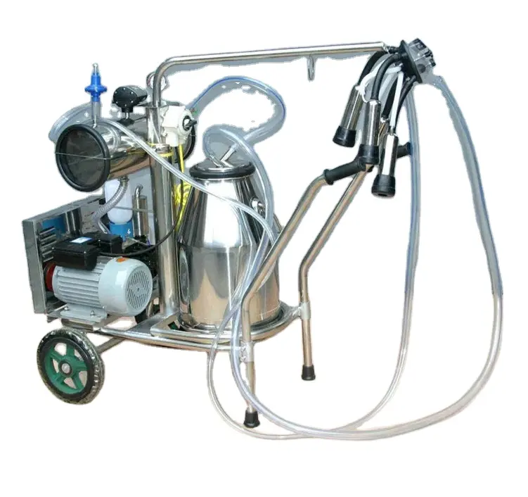 Stainless Steel Bucket, Silicone Liners portable goat milking machine for sale