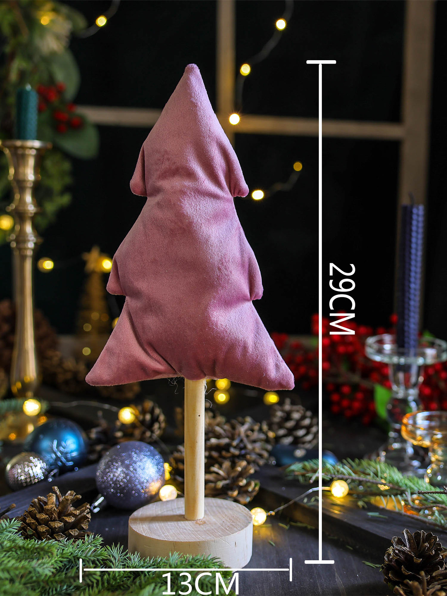 Painted Christmas tree decoration.