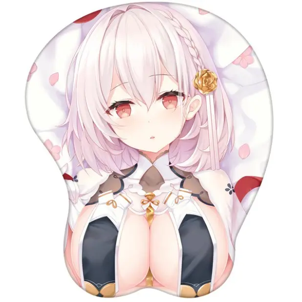 Ergonomico Gel di Silicone cartone animato culo nudo seno Sexy ragazza Boob carino personalizzato fai da te poggiapolsi supporto 3D Anime Mousepad Mouse Pad