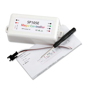 DC5V-24V SP105E WS2811 WS2812B светодиодный контроллер для SK6812 RGB/RGBW APA102 WS2801 пикселей светодиодные ленты - Product Image 4