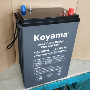 L16G батарея глубокого цикла, 6 В 380AH, гелевая скруббер, подметальная батарея, конструкция глубокого цикла - Product Image 4