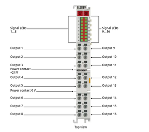 B-eckhoff EL2889 New Original <strong>Programmable</strong> Logic Controller with Extended Module In-Stock <strong>Input</strong> and <strong>Output</strong> (IO) - Product Image 1