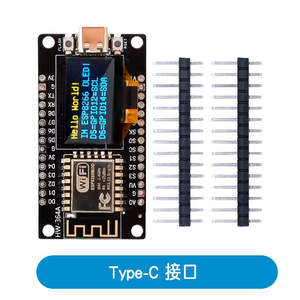 NodeMCU ESP8266 papan pengembangan dengan Display OLED 0.96 inci CH340G ESP-12F modul <strong>WiFi</strong> TYPE-C USB UNTUK for <strong>Arduino</strong> Micropy
