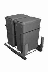 Cubo de basura de cocina extraíble de 100l, contenedor de basura integrado en el armario, cubo de basura - Product Image 3