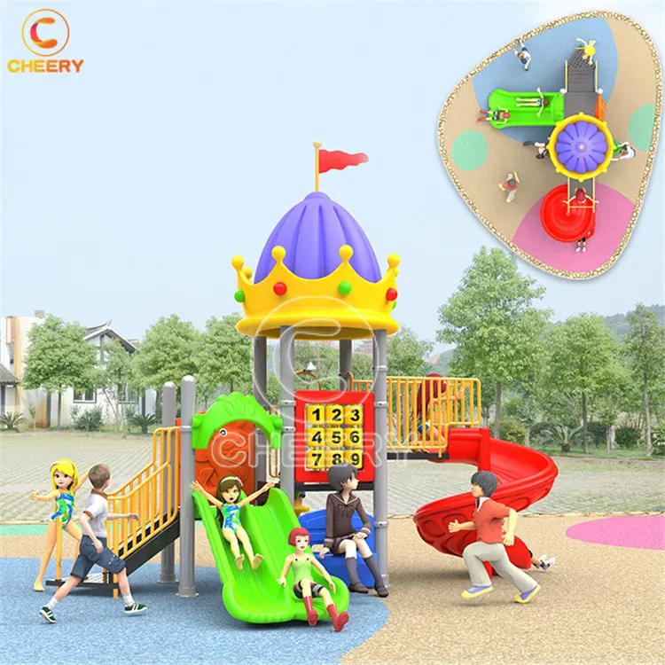 बिक्री के लिए नए डिजाइन के गार्डन किंडरगार्टन बच्चों के खिलौने प्लास्टिक स्लाइड खेल का मैदान वॉटर पार्क स्लाइड