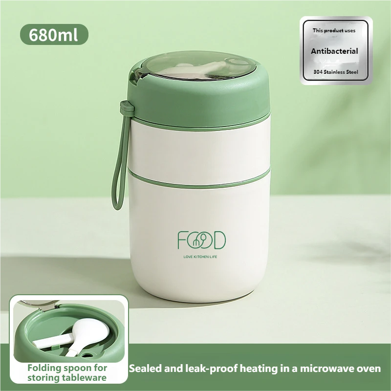 Vert double couche - Tasse de petit-déjeuner