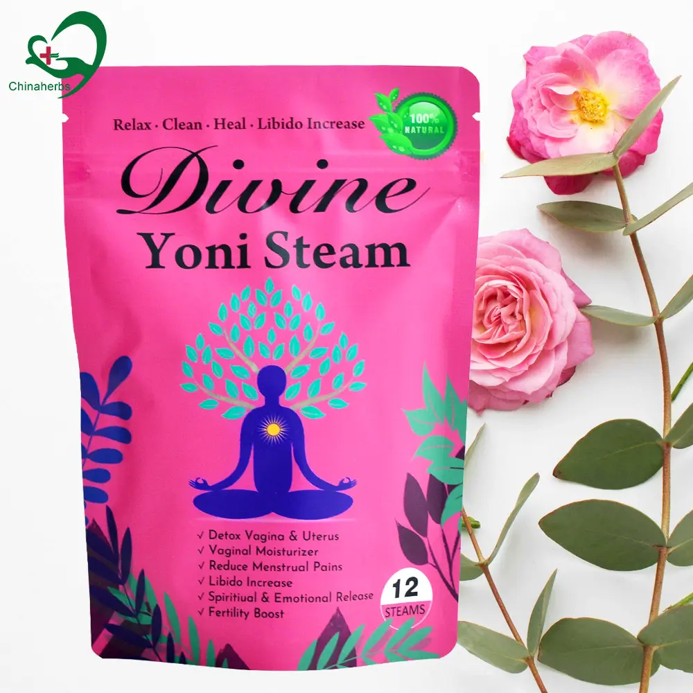 Novo produto divino yoni vapor detox útero hidratante vaginal impulsionador de fertilidade ervas vapor de luxo