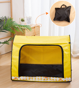 Pet malzemeleri taşınabilir katlanabilir kedi teslimat odası kapalı yatak desen baskı sevimli Pet çadır - Product Image 3