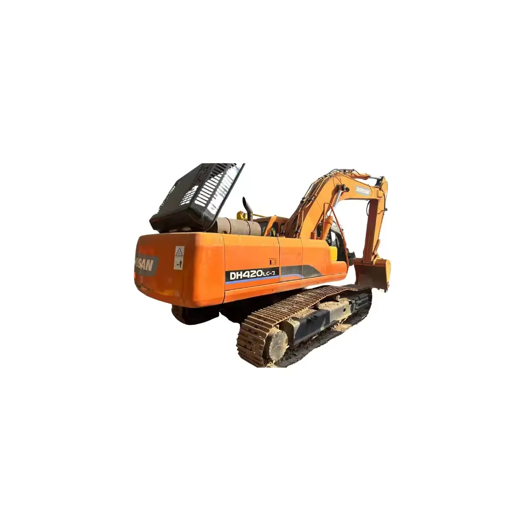 Escavadeira usada Doosan DH420LC-7 Bom Desempenho 42Ton Escavadeira de segunda mão Preço competitivo para venda