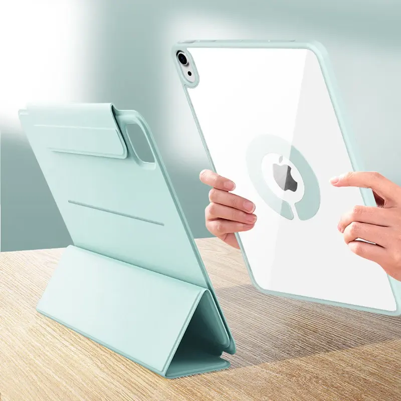 لحافظة iPad ، غطاء iPad Air 5 ، Air 4 iPad Pro 11 ، علبة جذب مغناطيسية صغيرة سادسة دوارة