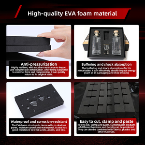 45 độ EVA bọt Vật liệu-Bao bì bên trong đệm pad làm bằng bọt Hội Đồng Quản trị, EVA bọt pad với chất kết dính trên mặt sau - Product Image 2