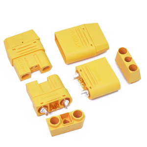 Amass XT120 (2 + 2) 60A büyük akım Lipo pil konektörü erkek kadın kılıflı fiş için sinyal Pin ile RC İha FPV Drone - Product Image 3