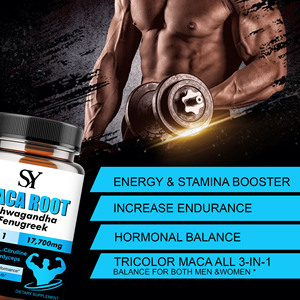 Oem Kopen Bulk Hoge Kwaliteit Maca Capsules Met Ashwagandha Ondersteunt Energie & Uithoudingsvermogen Booster Verhogen Uithoudingsvermogen Hormonale Balans - Product Image 4