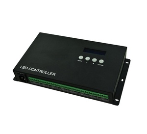 On-line Programmabile Artnet Controller 8 canali DMX512 Led Pixel RGB Luce Artnet-DMX Controller per Uscita SPI/DMX segnale - Product Image 1
