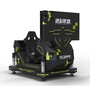 Simulador de carreras de coches con plataforma dinámica 6-DOF 3D tres pantallas cuatro o seis cilindros eléctricos - Product Image 6
