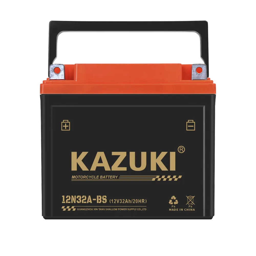 KAZUKI 32A Motorrad wartungsfreie Blei-Säure-Batterie, lange Lebensdauer, geeignet für New Conti nent Honda, antike Taiko,