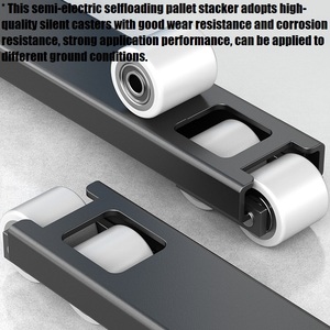 Apilador automático de bandejas OEM y ODM, apilador automático eléctrico, rueda silenciosa, apilador de elevadores de transpaletas eléctricas de carga automática - Product Image 5