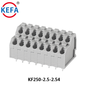 KEFA KF250-2.5 / 2.54 / 3.5 / 7.0 2.54mmスプリングネジ式端子台端子コネクタ - Product Image 2