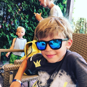 Nhà Máy khuyến mại trẻ em phân cực lớp phủ gương kính mát cô gái chàng trai trẻ em Kính mát phân cực Bảo vệ UV - Product Image 1