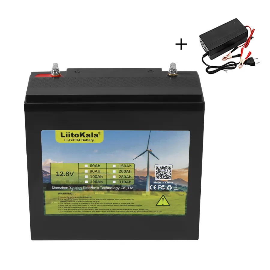 Sortie d'usine personnalisable à chaud Original véritable LiitoKala pour système de stockage d'énergie solaire RV chariot de Golf 12v 30ah LiFePO4 batterie