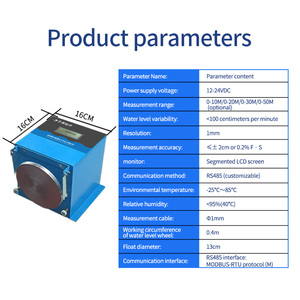 JXCT Liquid <strong>Level</strong> <strong>Sensor</strong> LCD Digital for Reservoirs Dams Groundwater Industrial Oil <strong>Float</strong> Liquid Type <strong>Level</strong> <strong>Sensor</strong> - Product Image 5
