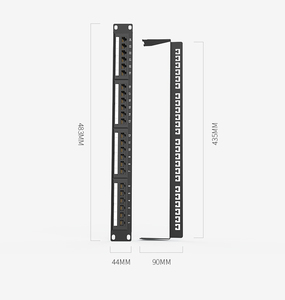 2022 año actualización 24 puertos Cat6 Patch Panel equipo de red de alto rendimiento