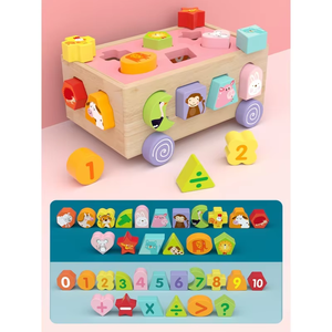 Color Geometric Assembly Puzzle City-themed <strong>Building</strong> <strong>Blocks</strong> Assembled <strong>Building</strong> <strong>Blocks</strong> Model <strong>Building</strong> Toys - Product Image 1