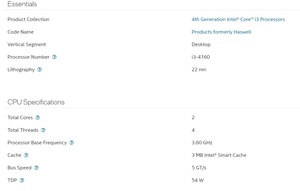 Wholesale Price <strong>Intel</strong> <strong>Core</strong> I3 4160 CPU I3 4th Generation <strong>Processors</strong> for Computer - Product Image 3