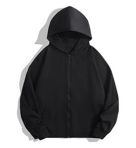 Toptan boy erkek Hoodie tasarımcı yüksek kaliteli pamuk kazak Pastel kesim ve dikmek Zip up İpli kazak tarzı