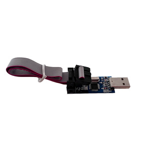 OKY3415 USBASP-Programmierer für 51 AVR Usbisp USBASP-Downloader mit 10-poliger bis 6-poliger Adapter platine für Ender 3 P