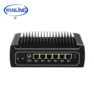 Fanless router di rete mini computer 8 Gen core i7 8550U mini pc con 6 * Gigabit Lan 2 * DDR4 4 * USB 3.0 1 * RJ 45 supporto pfsense - Product Image 2