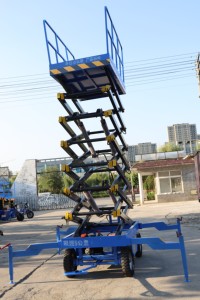 Oferta de descuento Elevador de andamios automático hidráulico para construcción Plataforma de trabajo de elevación de tijera eléctrica móvil - Product Image 2