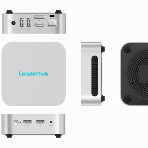 低成本袖珍迷你电脑4核英特尔7 Leaderhub无风扇高清mi + DP + Usb 3.0迷你电脑，带品牌经销商价格 - Product Image 1