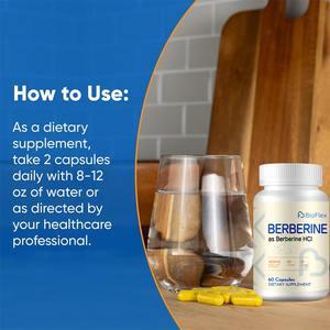 OEM ODM berberina 1200mg capsule a base di erbe con cromo per il metabolismo del glucosio vegano per la salute della glicemia degli adulti 60 capsule - Product Image 5
