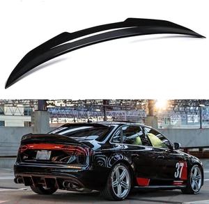 Nieuwe Grote V-Vormige Koolstofvezelbumper Voor <span class=keywords><strong>Audi</strong></span> A4 B8 (2008-2012)-Glanzend Zwart Zelfklevend 1 Jaar Garantie Parkassistensor - Product Image 4