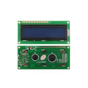 Display a caratteri LCD 1602A modulo Display LCD 16 x2 con schermo verde blu con modulo adattatore I2C/IIC