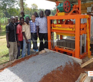 <strong>QTJ4</strong>-26 Semi Automatic Concrete Hollow <strong>Block</strong> Making <strong>Machine</strong> for Brick Making Machinery