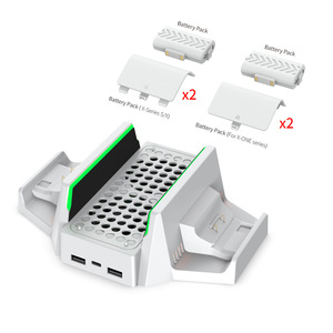 ฐานทําความเย็นคอนโซลสําหรับ XBox ซีรีส์ S พร้อมเครื่องชาร์จคอนโทรลเลอร์แนวตั้งคู่ Elite - Product Image 5