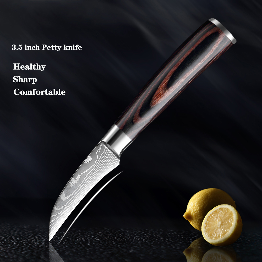 Colored Wood Handle 3.5in paring