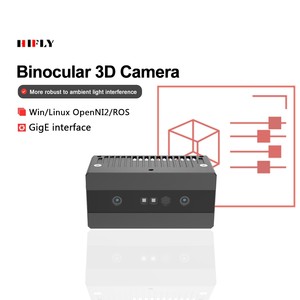 กล้องอุตสาหกรรม HIFLY 3D สําหรับความละเอียดความลึกในการวางตําแหน่งหุ่นยนต์ 7 Fps กล้องวัดความลึกของโลจิสติกส์ปริมาตร - Product Image 1