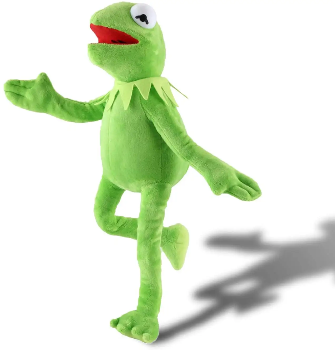 hot sale greenThe Muppets Show Soft and Funny Hand Frog Stuffed Plush Toy Vivid Puppet Good toy for kids