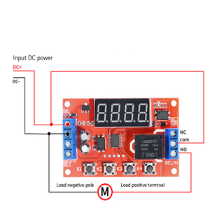 Nacheinander DC 5V 12V 24V 10A Einstellbarer Timer-Relais schalter Digital anzeige Zeit wiedergabe Trigger Pulse Cycle Timer Delay Switch